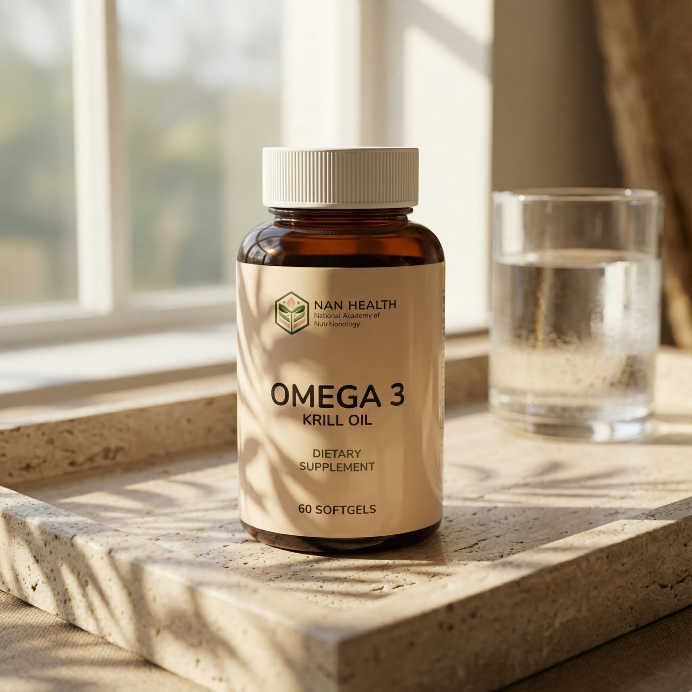 Omega 3 Krill Oil Dietary Supplement Softgels